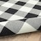 Homeroots 8 x 11 ft. Black & Ivory Gingham Indoor & Outdoor Area Rug 389521 - alternate 9